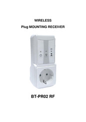 Watts Industries BT-PR02 RF User Manual