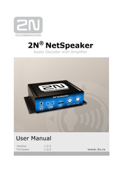 2N Telekomunikace NetSpeaker User Manual
