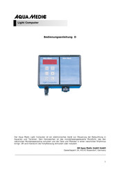 Aqua Medic Light Computer Operation Manual