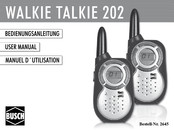 BUSCH Walkie Talkie 202 User Manual