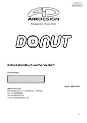 AirDesign DONUT Series Manual And Service Book