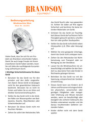 Brandson 301491 User Manual