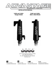Aqua Ultraviolet Advantage 2000+ Installation Manual