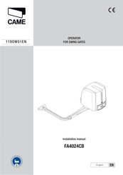 Came FA4024CB Installation Manual