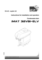 ICP iMAT 32VBI-ELV Instructions For Installation And Operation Manual