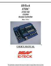 Idteck ITDC ITDCSR EIO88 User Manual