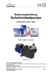 WilTec 50255 Manual