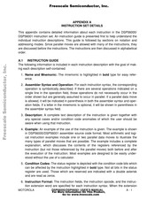 Motorola Freescale Semiconductor DSP56001 User Manual