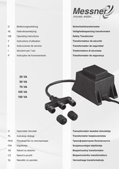 Messner 150 VA Operating Instructions Manual
