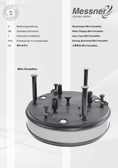 Messner Mini-Versailles Operating Instructions Manual