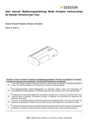 Sebson BWM_ALARM_B User Manual