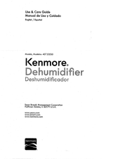 Sears Kenmore 407.53530 Use & Care Manual
