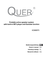 Quer KOM0875 Owner's Manual