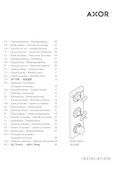 Hans Grohe AXOR Citterio E Instructions For Use Manual