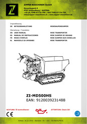Zipper Mowers ZI-MD500HS User Manual