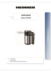 Heinner HM-B400 User Manual