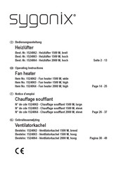Sygonix 1524064 Operating Instructions Manual