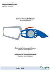 Kroeplin B Series Operating	 Instruction