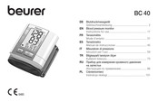 Beurer BC 40 Instructions For Use Manual