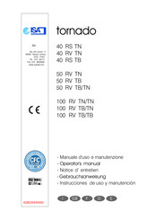 ISA tornado 40 RS TN Operator's Manual
