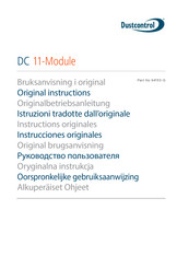 Dustcontrol DC 11-Module XL Series Original Instructions Manual