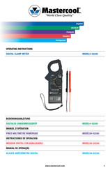 Mastercool 52240 Operating Instructions Manual