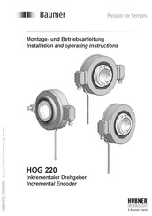 Baumer HOG 220 Installation And Operating Instructions Manual