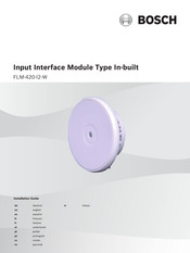 Bosch FLM-420-I2-W Installation Manual