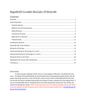 RapidLED Coralife BioCube 29 Aurora Array Retrofit Manual