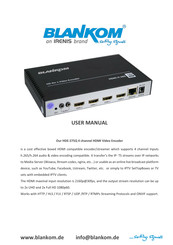 Irenis Blankom HDE-275Q User Manual