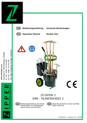Zipper Maschinen ZI-UVBW 1 Operation Manual