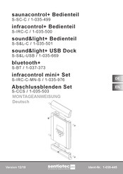 Sentiotec infracontrol mini+ Instructions For Installation And Use Manual