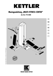 Kettler MULTI-FITNESS-CENTER Assembly Instructions Manual