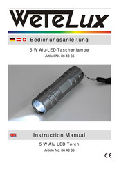 Wetelux 86 43 66 Instruction Manual