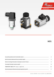 Bühler technologies MDS Series Brief Instructions