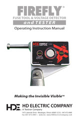 HDE Firefly Operating Instructions Manual