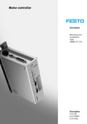 Festo CMMS-ST-C8-7 Mounting And Installation