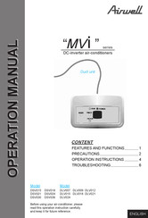 Airwell DSV015 Operation Manual
