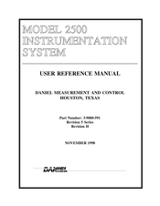 DANIEL 2500 User's Reference Manual
