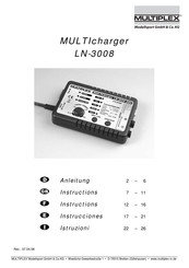 multiplex MULTIcharger LN-3008 EQU Instructions Manual