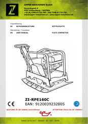 Zipper Mowers ZI-RPE160C User Manual