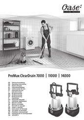Oase ProMax ClearDrain11000 Operating Instructions Manual