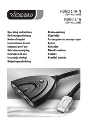Vivanco HDHD 3.1A-N Operating Instructions Manual