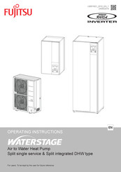 Fujitsu Waterstage DHW Series Operating Instructions Manual