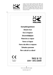 Team Kalorik TKG SI 12 Manual