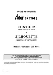 Valor OXYSAFE CONTOUR 3290 User Instructions