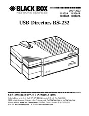 Black Box IC1001A Manual