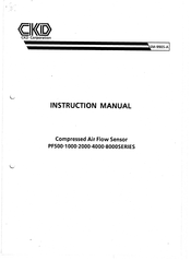 CKD PF1000 Series Instruction Manual
