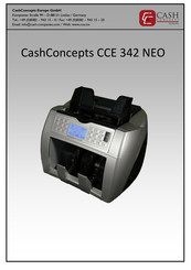 CashConcepts CCE 342 NEO Manual