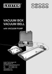 Leister VACUUM BOX Operating Instructions Manual